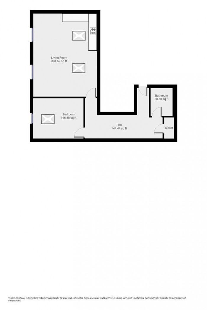 Floorplan for Sun Street, Waltham Abbey