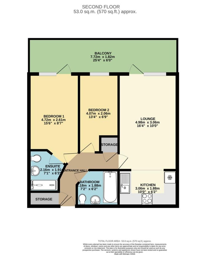 Floorplan for Mill Court, Edinburgh Gate