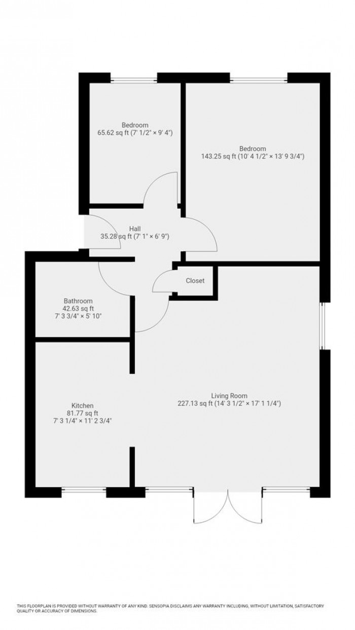 Floorplan for Horseshoe Close, Waltham Abbey
