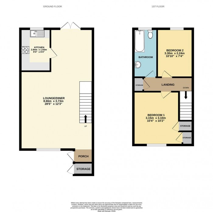 Floorplan for Bushbarns, Cheshunt, Waltham Cross