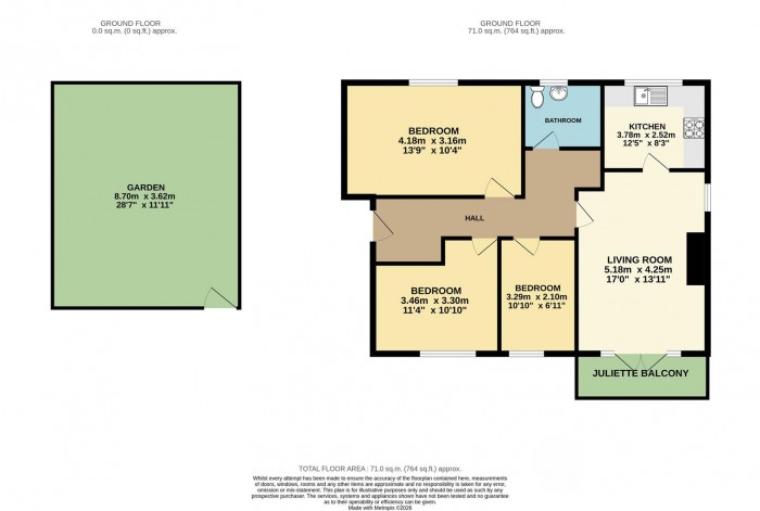 Floorplan for Asplins Road, London