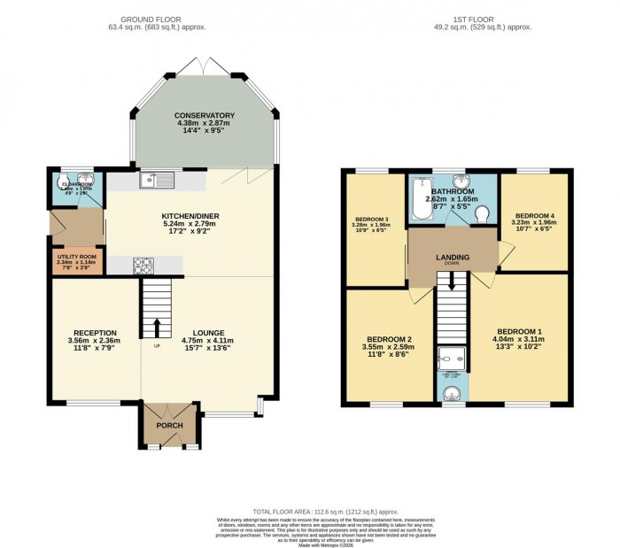 Floorplan for Challinor, Church Langley