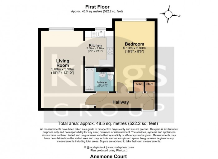 Floorplan for Enstone Road, Enfield London