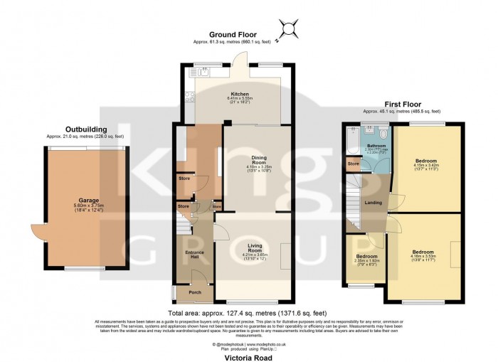 Floorplan for Victoria Road, Edmonton, N18