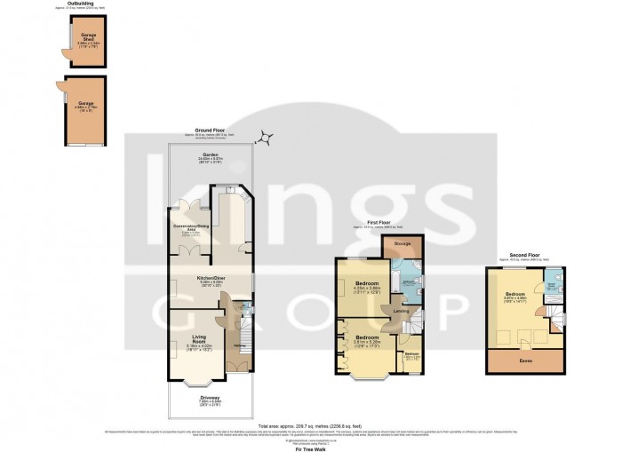 Floorplan for Firtree Walk, Enfield