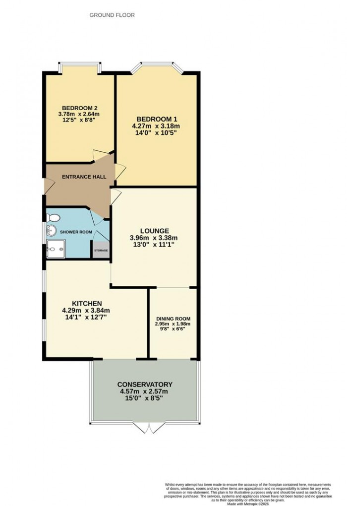 Floorplan for Longfield Lane, Cheshunt, Waltham Cross
