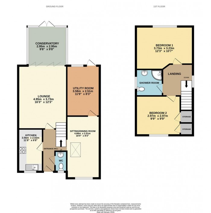 Floorplan for Waltham Gate, Thomas Rochford Way, Waltham Cross