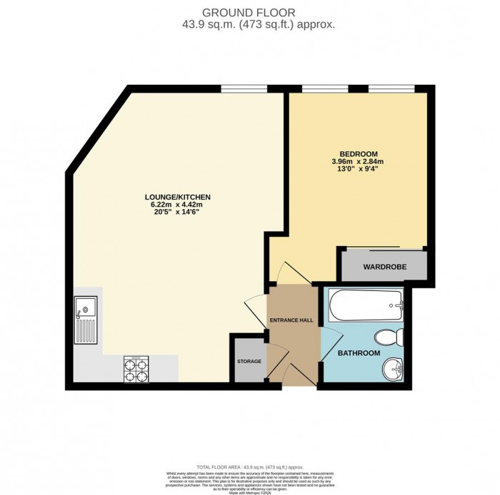 Floorplan for Burlington House, Swanfield Road, Waltham Cross