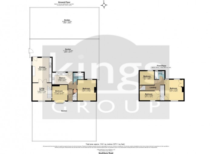 Floorplan for Southbury Road, Enfield