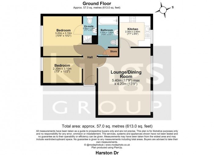 Floorplan for Harston Drive, Enfield