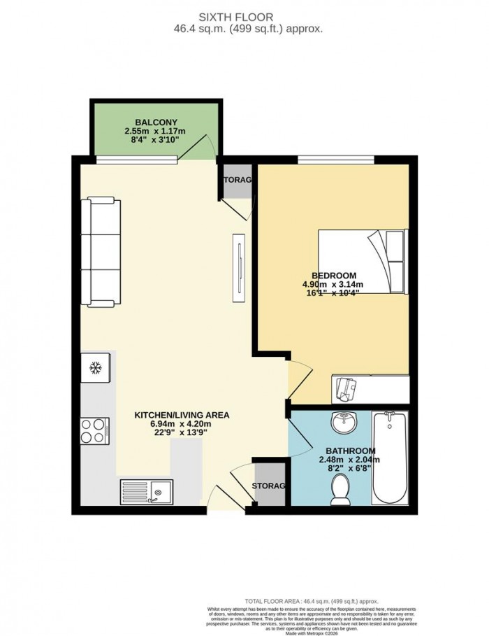 Floorplan for Hepworth House, Harlow