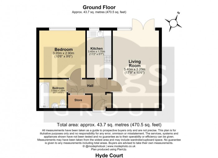 Floorplan for Friern Barnet Lane, London
