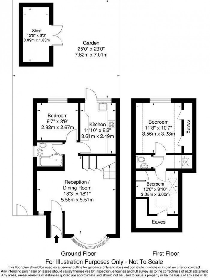 Floorplan for Drysdale Avenue, Chingford