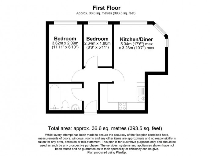 Floorplan for Eleanor Cross Road, Waltham Cross