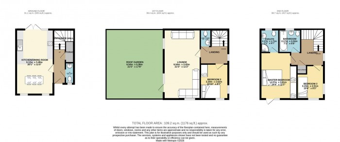 Floorplan for Goldcrest Way, Newhall, Harlow