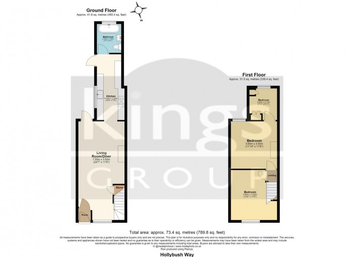 Floorplan for Eleanor Road, Waltham Cross