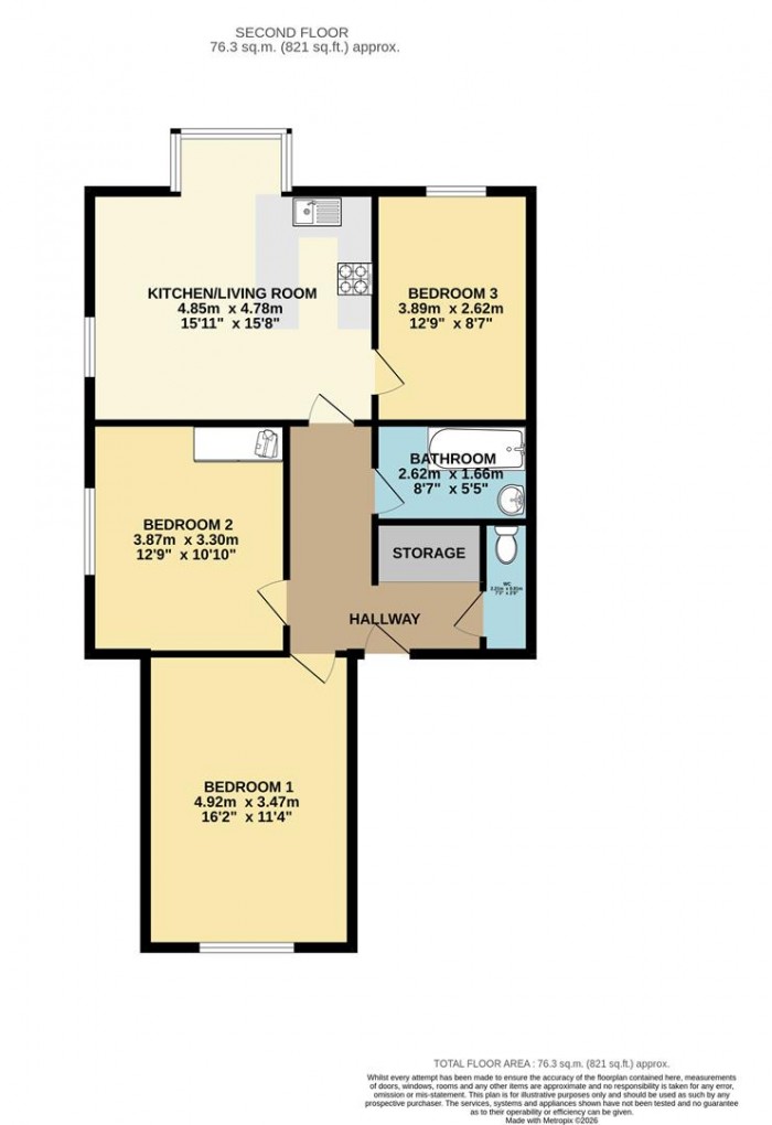 Floorplan for Sherwood House, Harlow