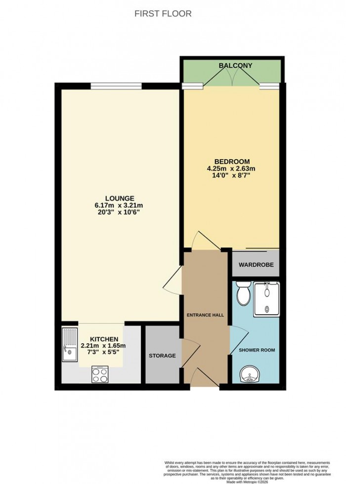 Floorplan for Turners Hill, Waltham Cross