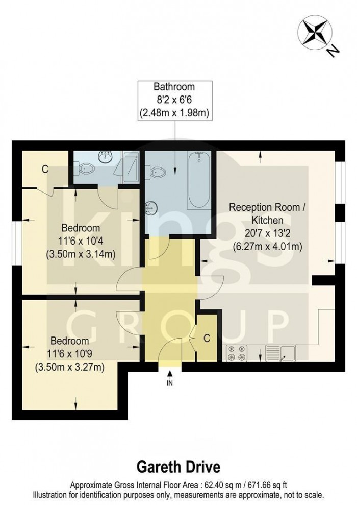 Floorplan for Gareth Drive, Edmonton, N9