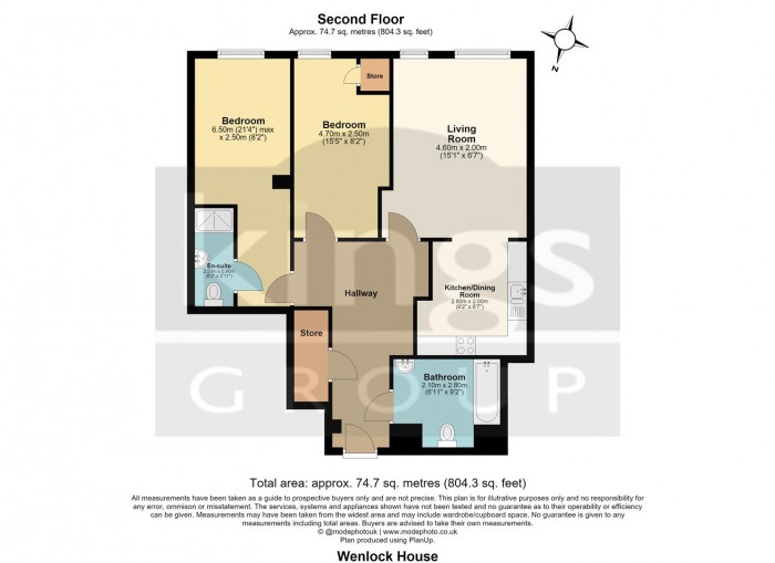 Floorplan for Eaton Road, Enfield