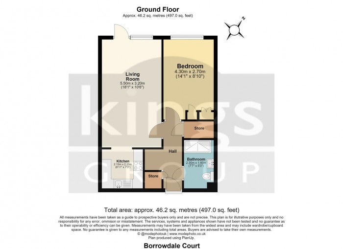 Floorplan for Gordon Hill, Enfield