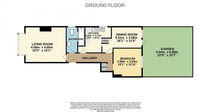 Floorplan for Belmont Road, Tottenham, London