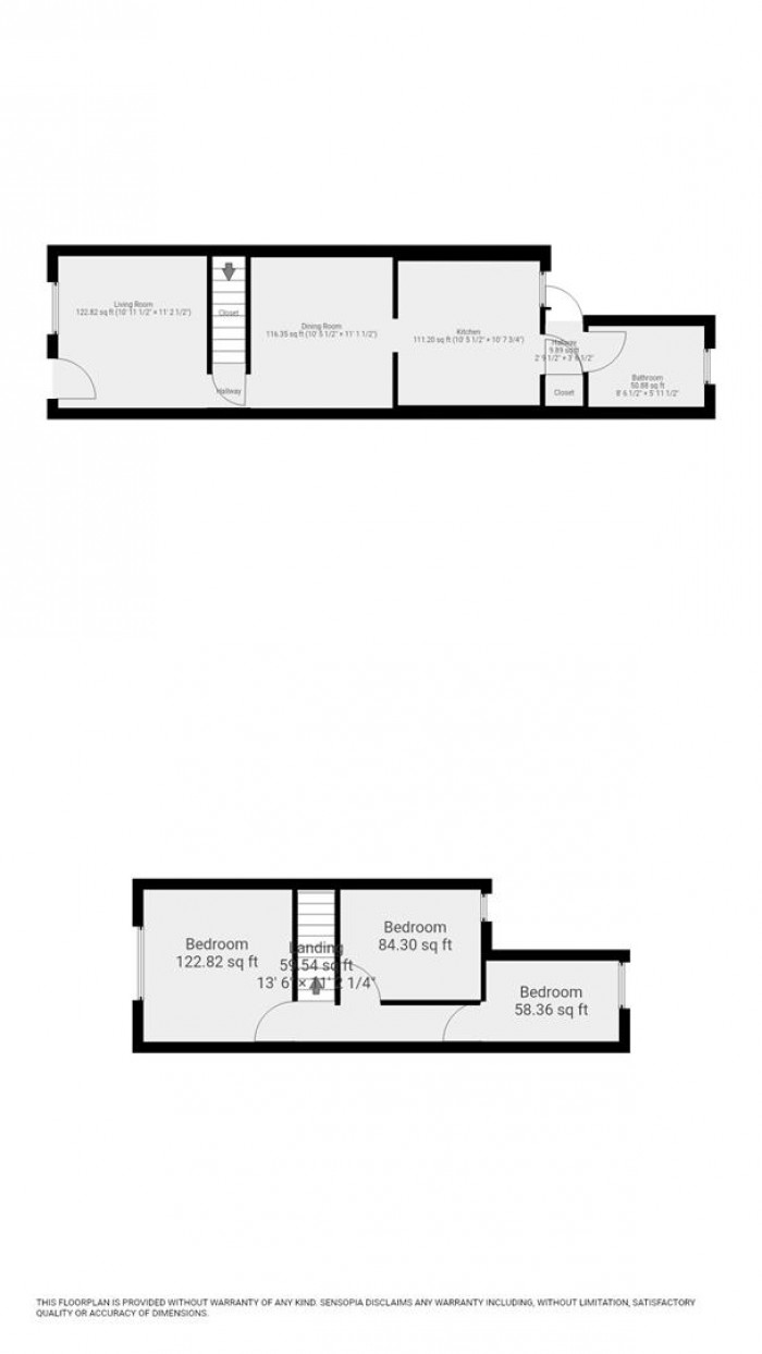 Floorplan for Woollard Street, Waltham Abbey