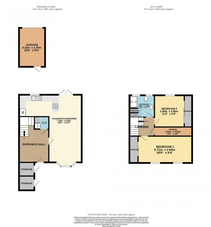 Floorplan for Freshwaters, Harlow