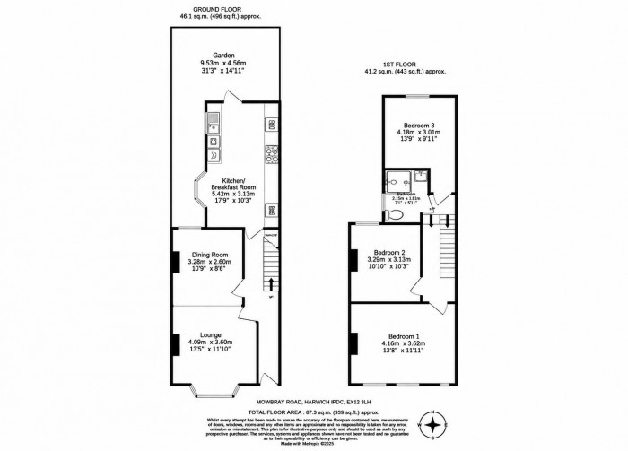 Floorplan for Newbury Road, London
