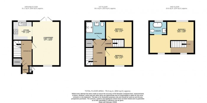 Floorplan for Mallards Rise, Church Langley