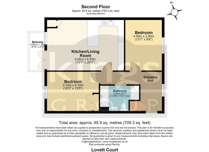 Floorplan for Dairy Close, Enfield