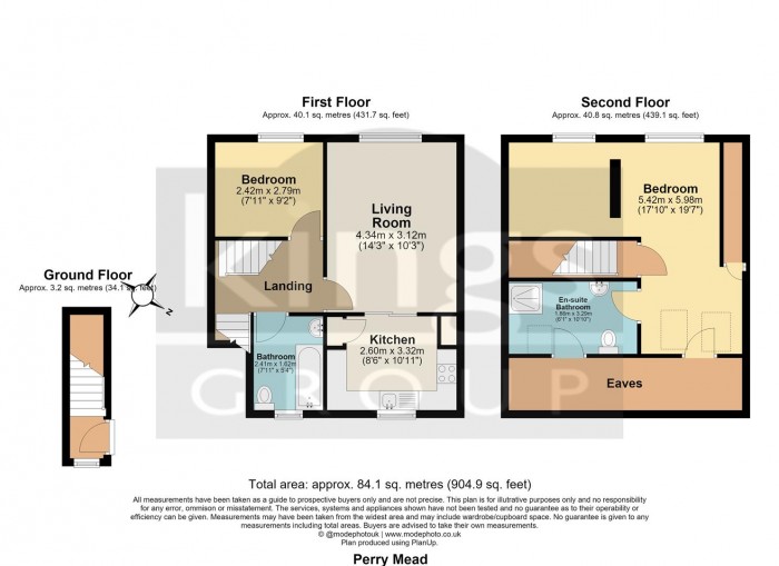 Floorplan for Perry Mead, Enfield