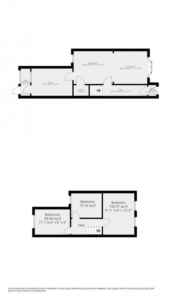 Floorplan for St Johns Road, Chingford