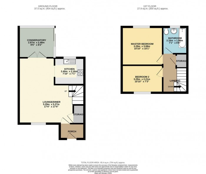 Floorplan for Mallards Rise, Church Langley