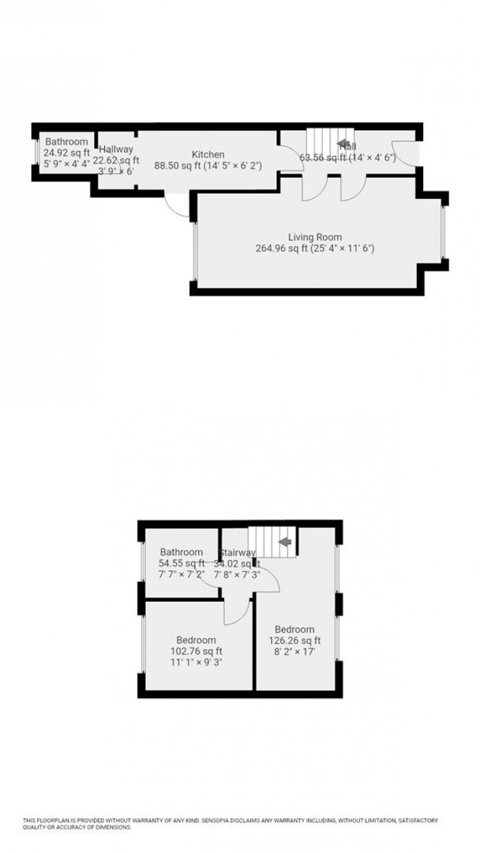Floorplan for Mount Avenue, London
