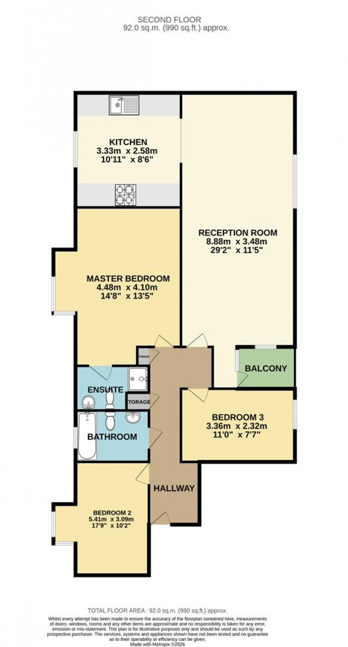 Floorplan for Seven Sisters Road, London