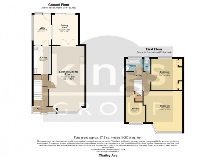 Floorplan for Chailey Avenue, Enfield